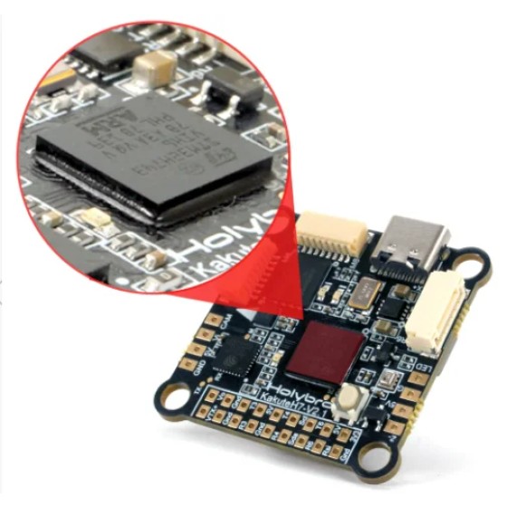 Holybro Kakute H7 V2 Flight Controller Blueto0th/8Motors Outputs in Plugs/128MB Flash for Logging/BMI270 for X8 Racing Drone